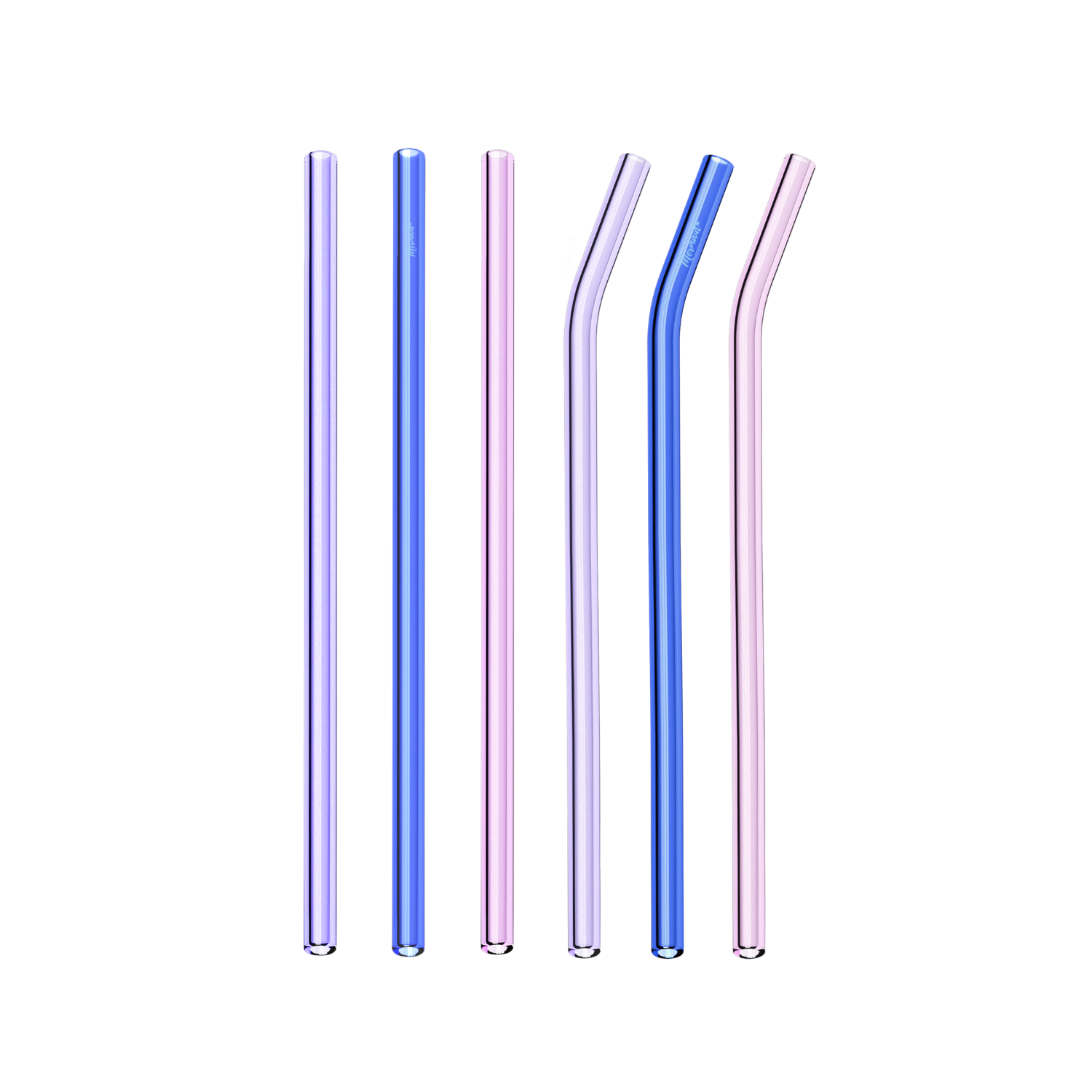 Cotton Candy Glass Straw Pack
