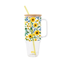 40oz Glass Tumbler - Golden Meadows