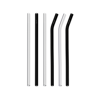 Monochrome Glass Straw Pack